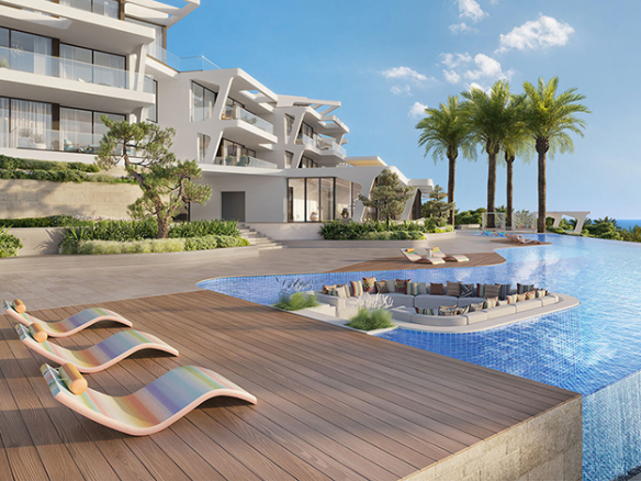 Coastal Villas and Yachts Marea Project Pool Area