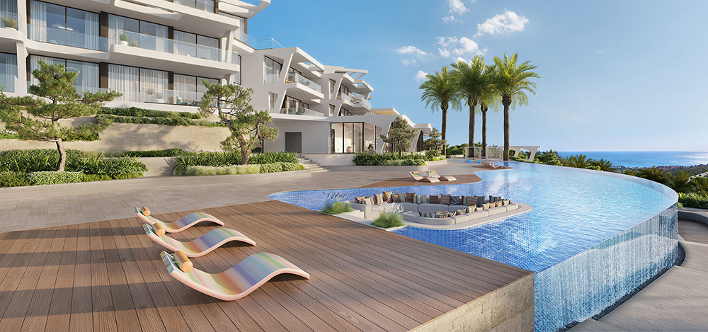Coastal Villas and Yachts Marea Project Pool Area