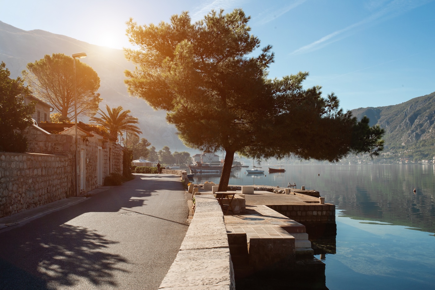 Amalfi Coast in soft morning light with calm sea and quiet atmosphere