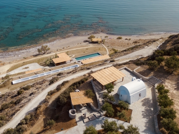 Seafront coastal estate with infinity pool and private chapel overlooking the Mediterranean coastline